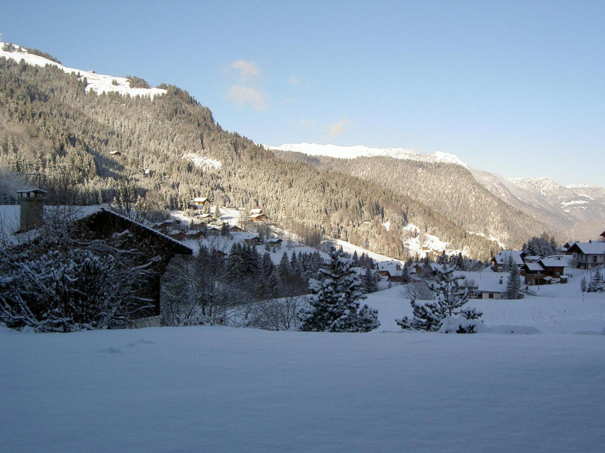 Rez De Chalet Calme Avec Terrasse - 2 Chambres, Proche Pistes A La Clusaz - Fr-1-437-10 מראה חיצוני תמונה